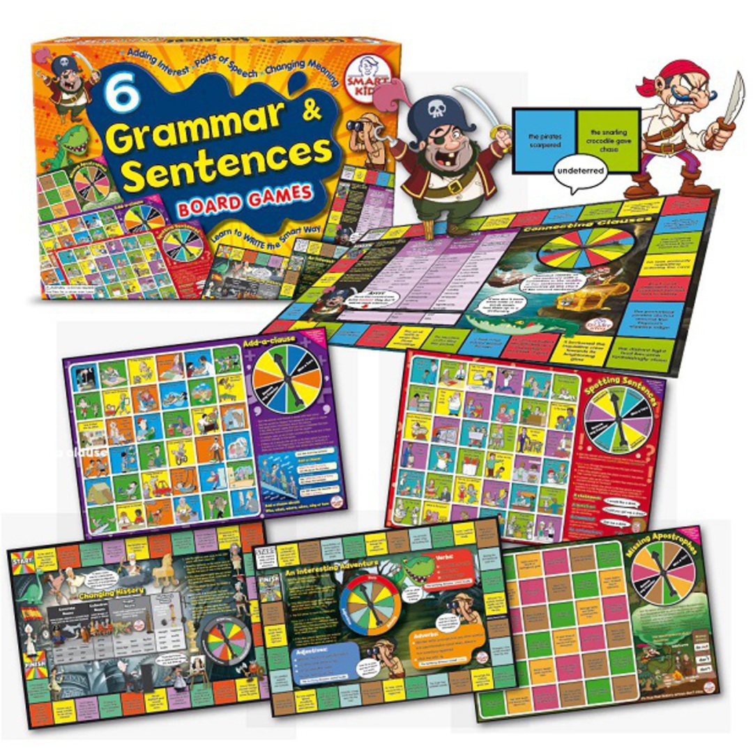 6 Grammar Board Games image 0